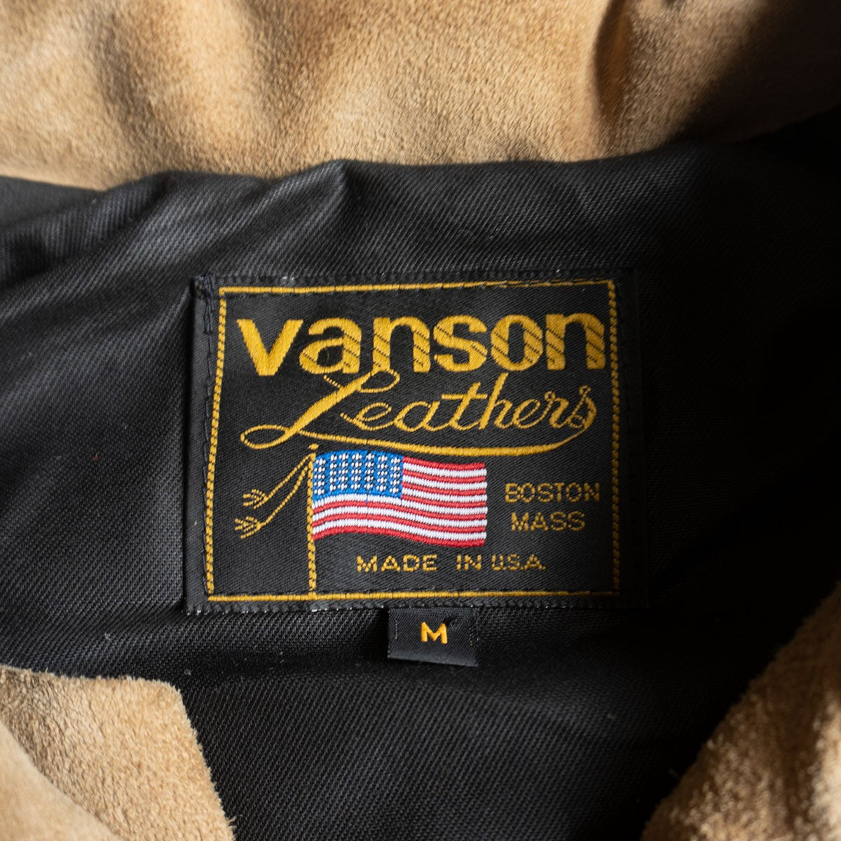 VANSON Suede Pullover Jacket Size M