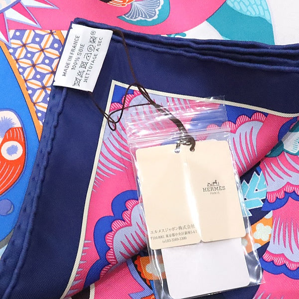 HERMES FW21 Duo Cosmique Silk Carré 90 Scarf Size ONE SIZE