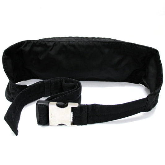 PRADA Triangle Logo Nylon Waist Body Bag Size ONE SIZE