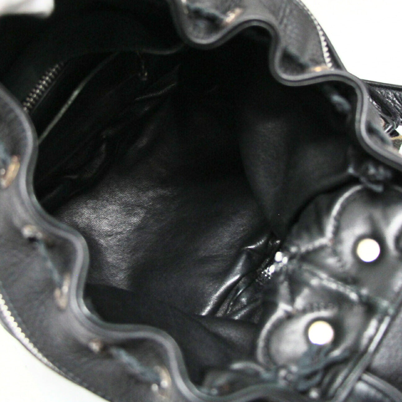 CHROME HEARTS Flare Knee Mini Backpack Black Size ONE SIZE