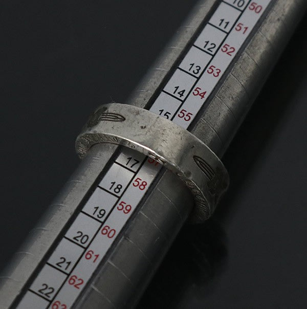 CHROME HEARTS Dagger 6mm Spacer Ring SV925 Size ONE SIZE