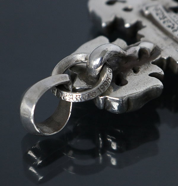 CHROME HEARTS Small Filigree Cross Charm SV925 Size ONE SIZE