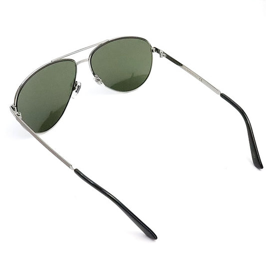 GUCCI Teardrop Sherry Line Sunglasses Silver Size 61□13-140