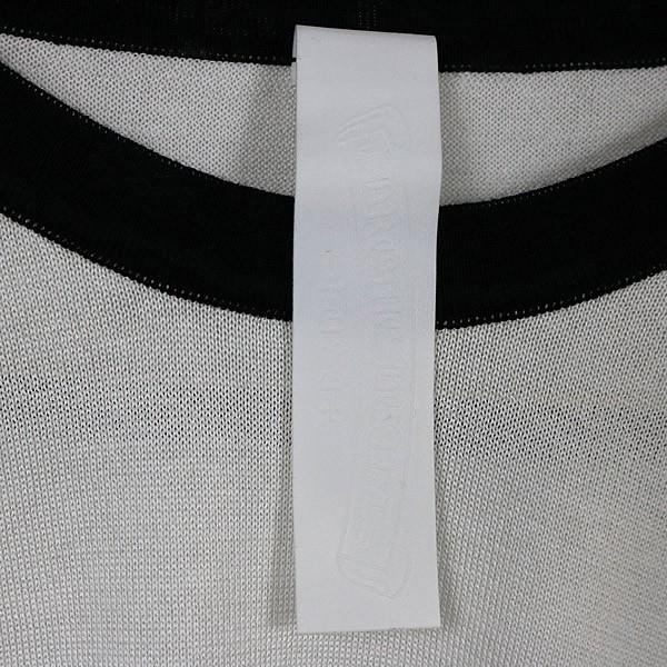 CHROME HEARTS Y NOT Cross Patch Long Sleeve Tee White Size M