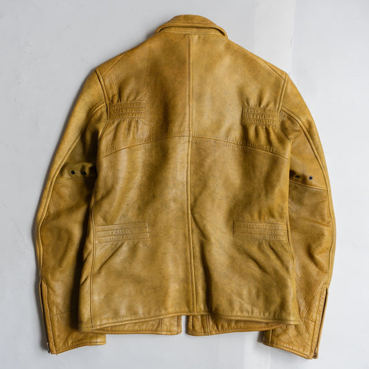 COLIMBO SHOOTING BREAK WIND LEATHER JACKET Size 36