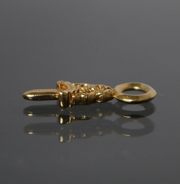 CHROME HEARTS 22K Stack Dagger Charm Pendant Size ONE SIZE