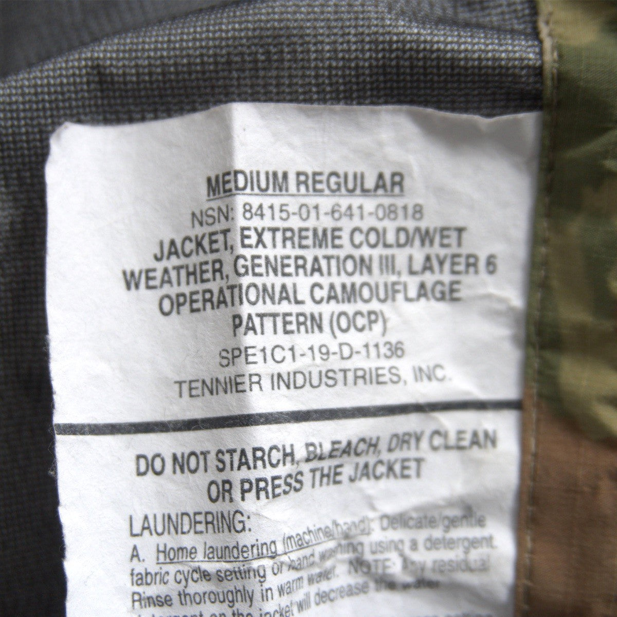 ECWCS GEN3 OCP GORE-TEX JACKET Size -R