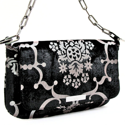 GUCCI Vintage 1997 Chain Shoulder Bag Black Size ONE SIZE