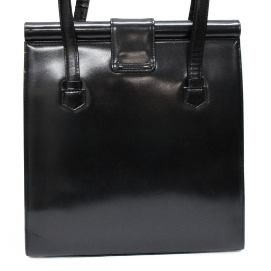 YVES SAINT LAURENT Vintage Leather Bag Black Size ONE SIZE