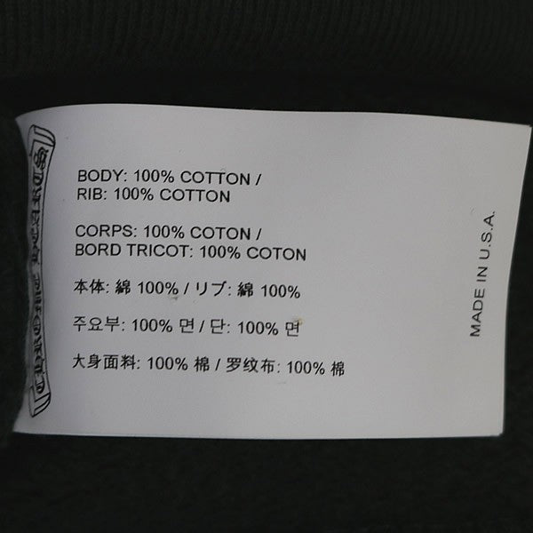 CHROME HEARTS SLO RIDE Crewneck Sweatshirt Green Size M