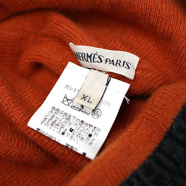 HERMES All-Over H-Logo Cashmere Beanie Multi Size XL