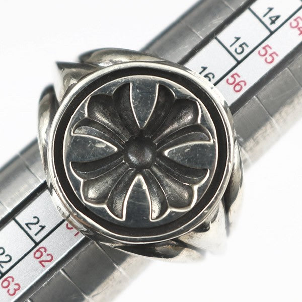 CHROME HEARTS CH Plus Seal Stamp Silver Ring Size ONE SIZE