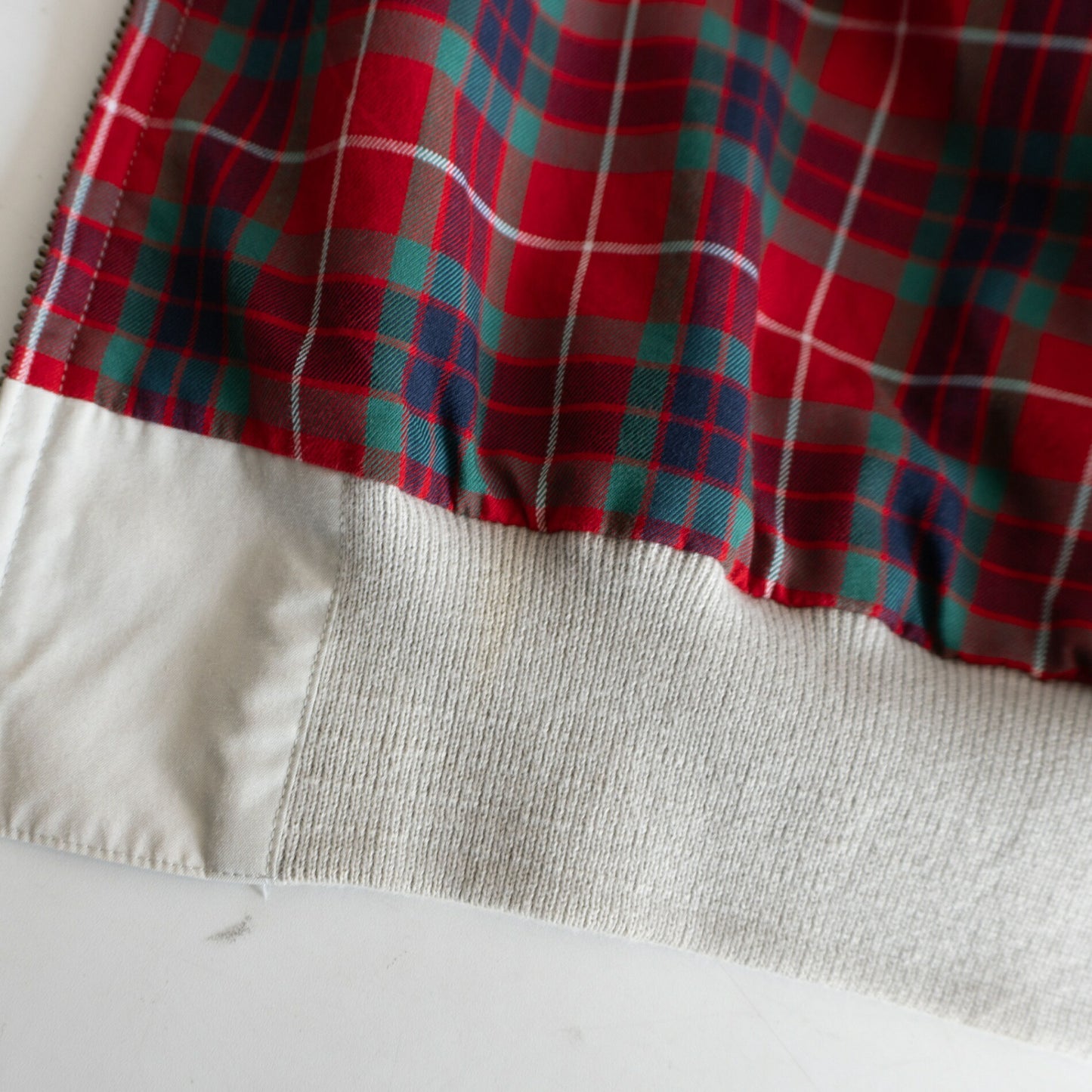 BARACUTA G9 Swingtop Harrington Jacket Off-White Size M