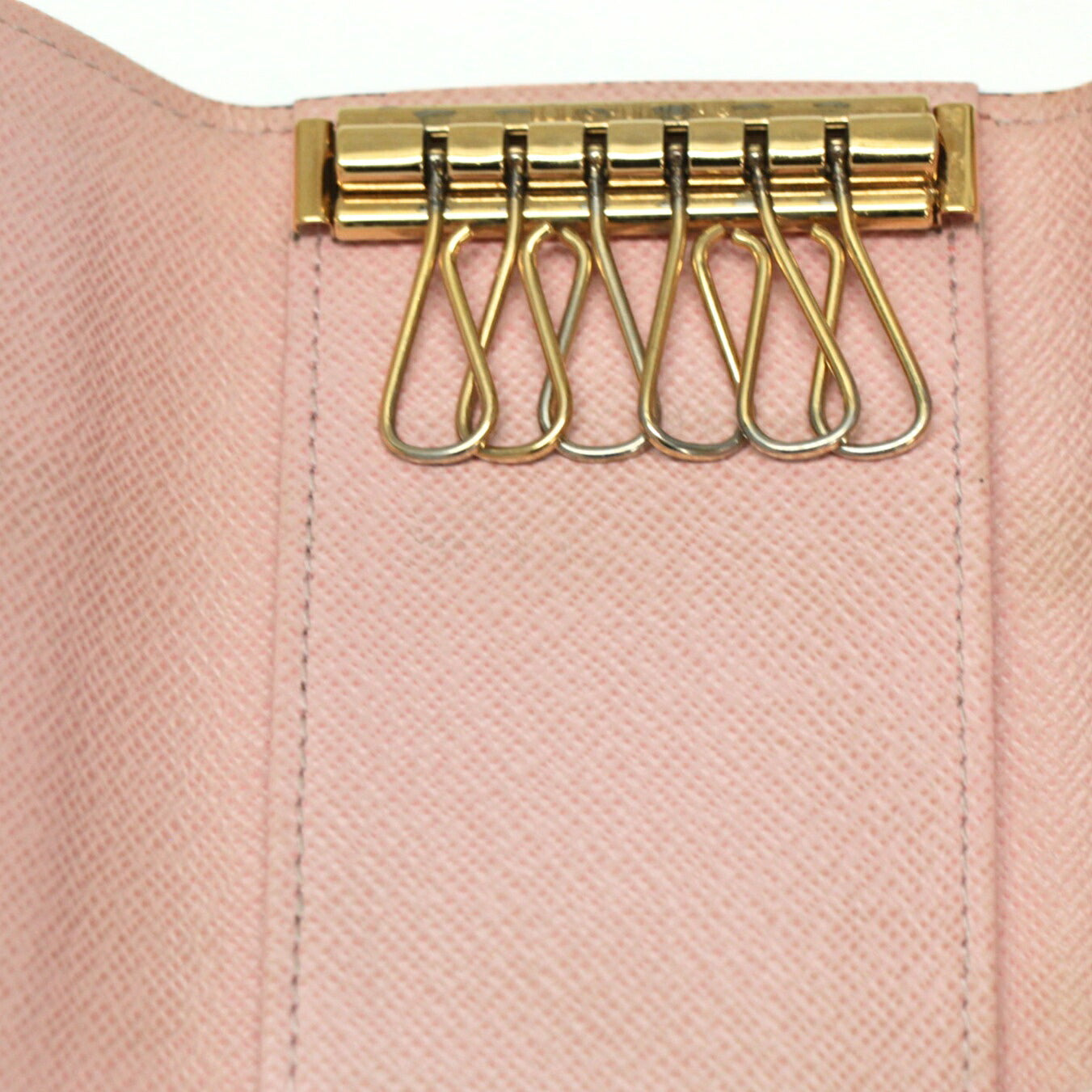 LOUIS VUITTON Monogram Multykle 6 Key Case Rose Ballerine