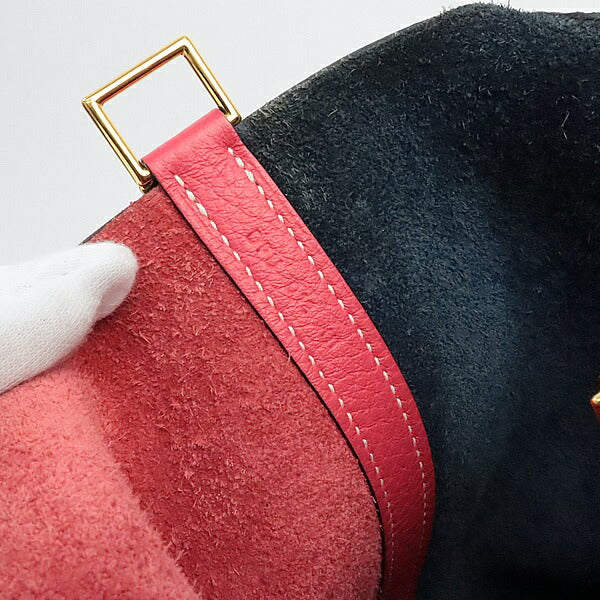HERMES Picotin Lock PM Cazac Rose Nuit Bag Size ONE SIZE