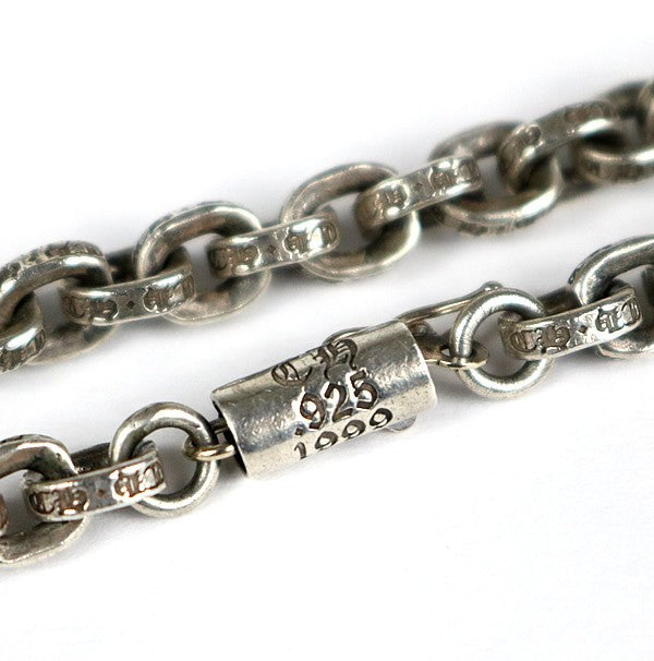 CHROME HEARTS 18" Paper Chain Necklace Silver Size ONE SIZE
