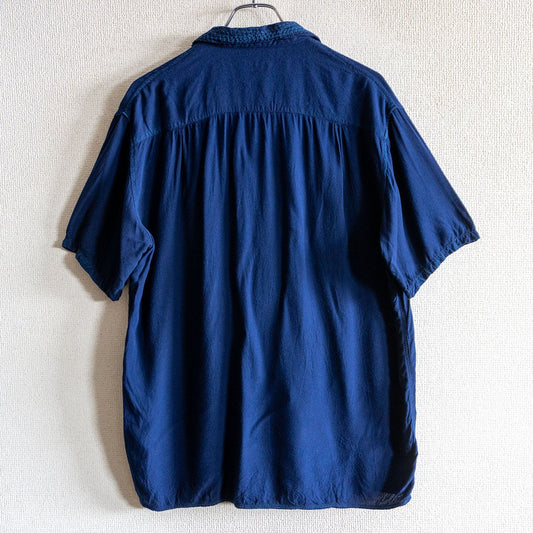 Kapital Indigo Sashiko Camp Shirt Size L