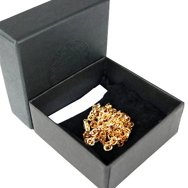 CHROME HEARTS 22K Paper Chain Necklace Gold Size ONE SIZE