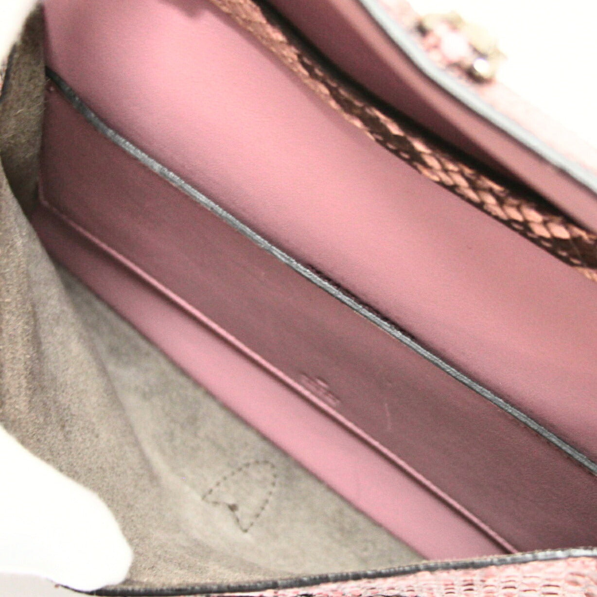 GUCCI New Jackie Python 2WAY Shoulder Bag Pink Size ONE SIZE