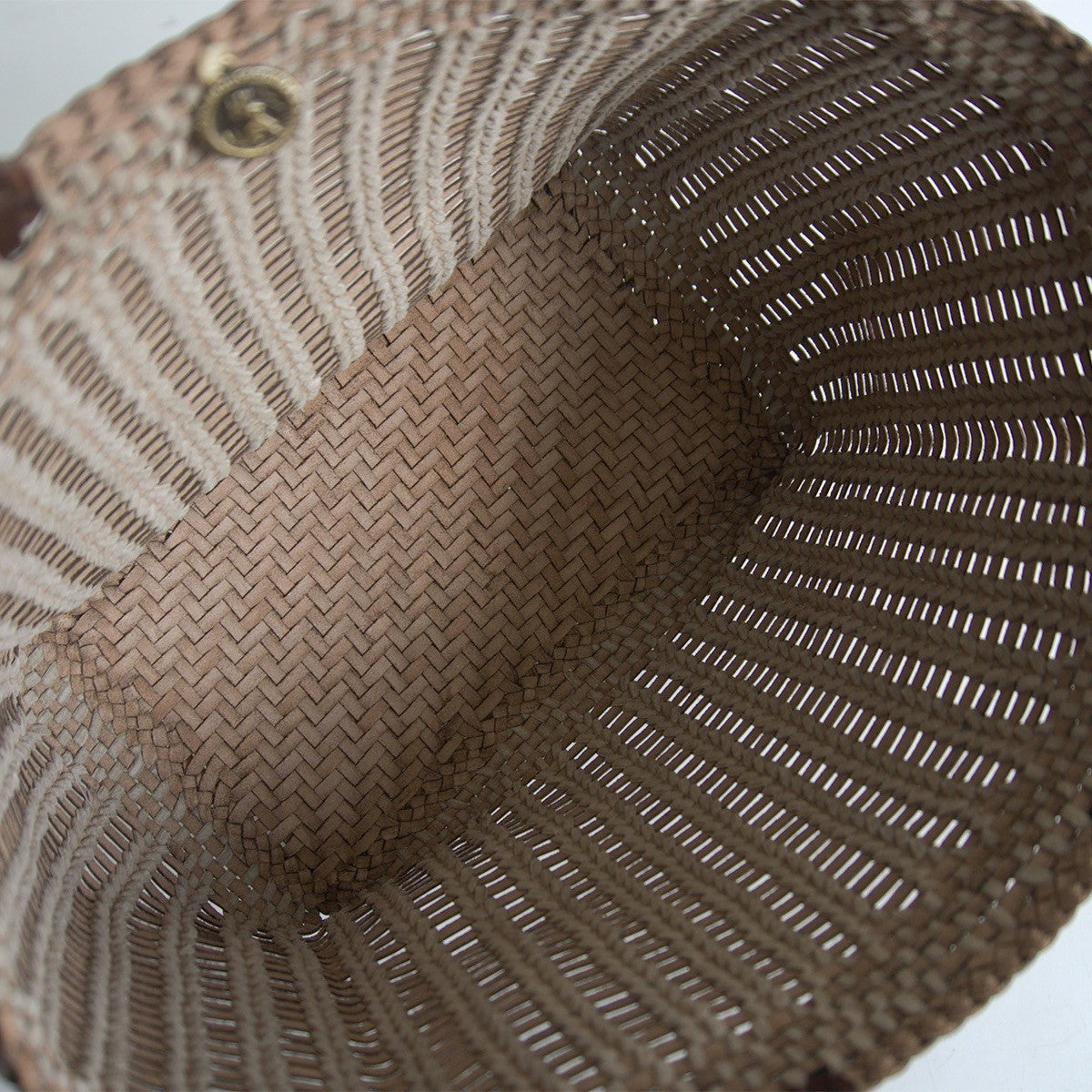 DRAGON Leather Mesh Handbag