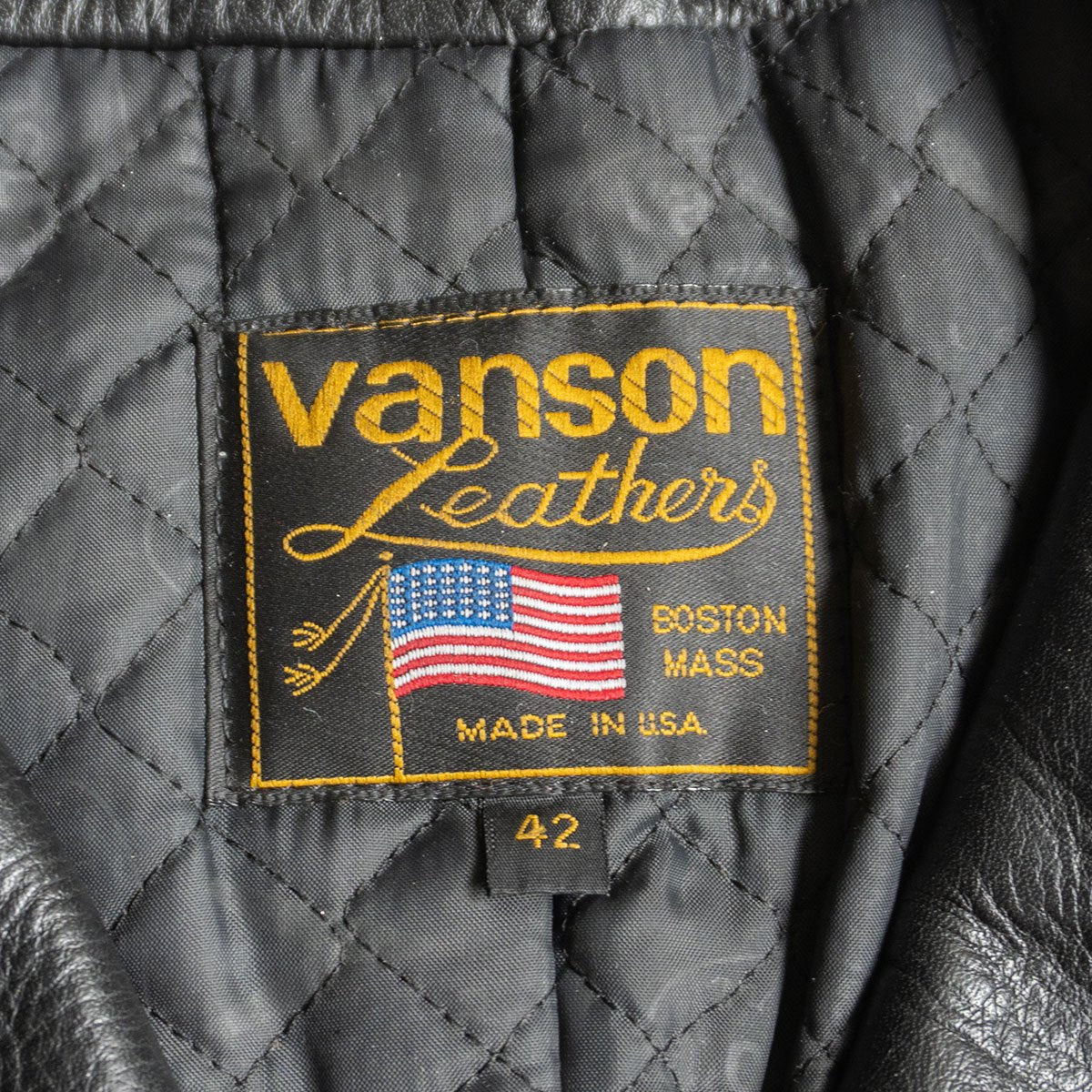 VANSON Double Riders Jacket Size 42