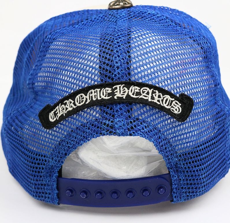 CHROME HEARTS Cemetery Trucker Cap Blue/Camo Size ONE SIZE