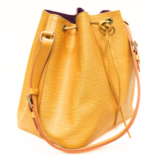 Louis Vuitton Petit Noe Epi Bag Yellow Size ONE SIZE