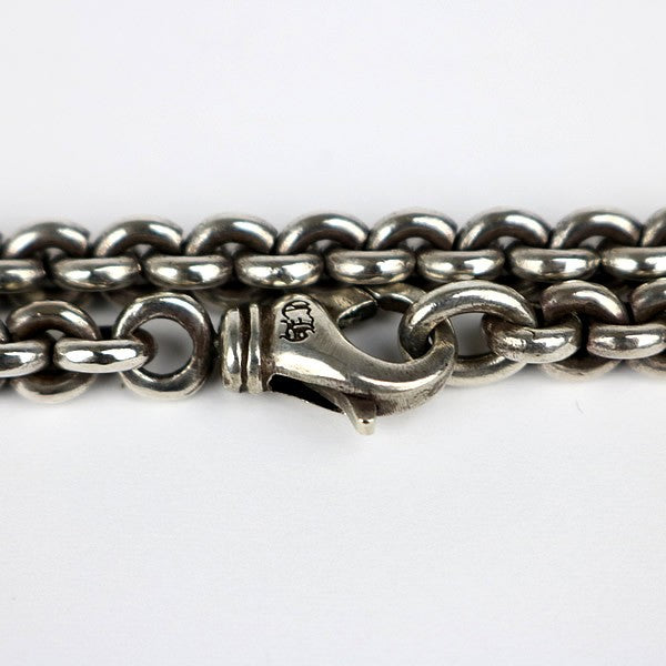 CHROME HEARTS 30" RS Loop Necklace Silver Size ONE SIZE
