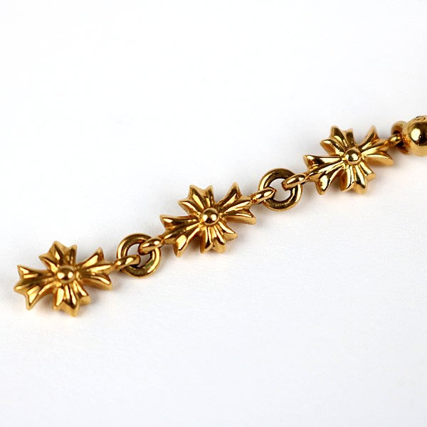 CHROME HEARTS 22K Tiny E CH Plus Earring Gold Size ONE SIZE