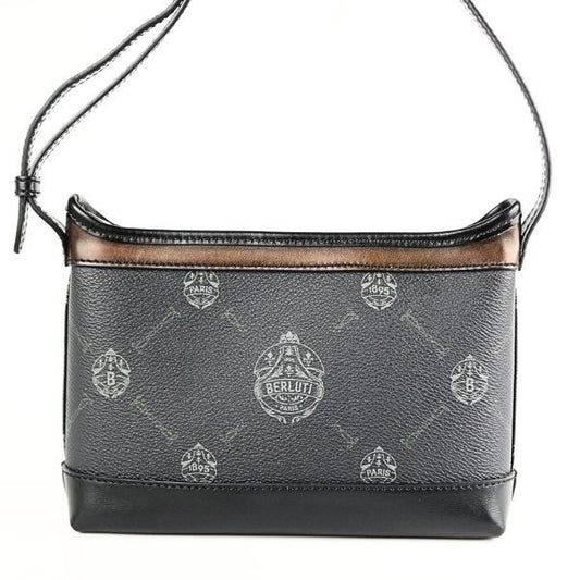 Berluti Escapade Leather Bag Black/Brown Size ONE SIZE