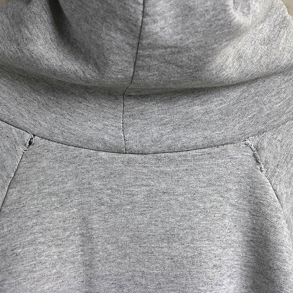 CHROME HEARTS Old English Scroll Label Hoodie Gray Size