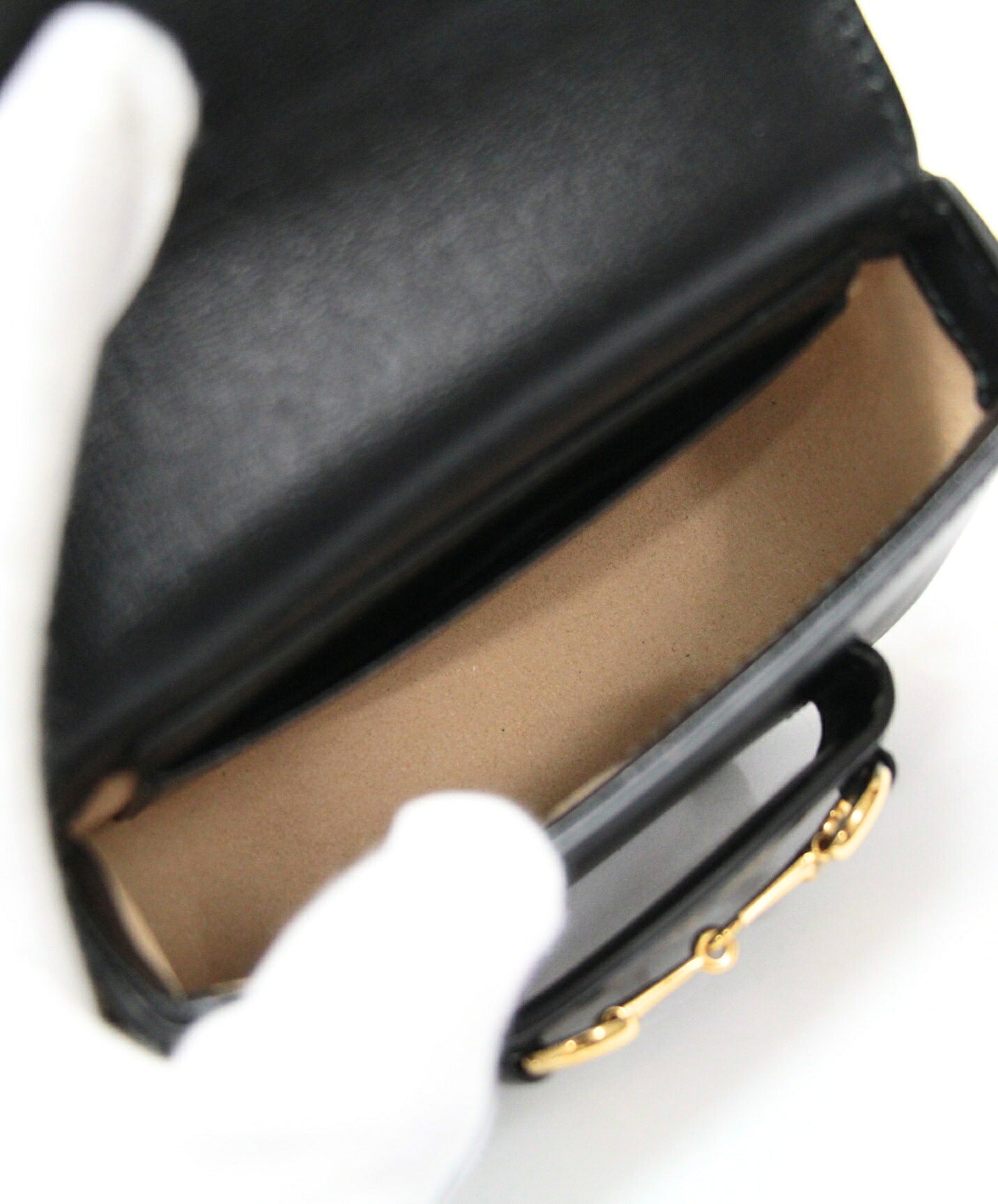 GUCCI Horsebit 1955 Web Stripe Mini Bag Size ONE SIZE