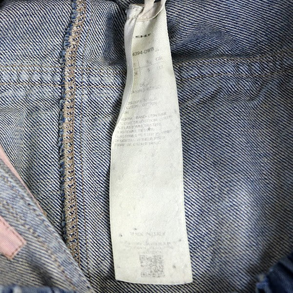 RICK OWENS Creatch Cargo Denim Pants Darkshadow Size S