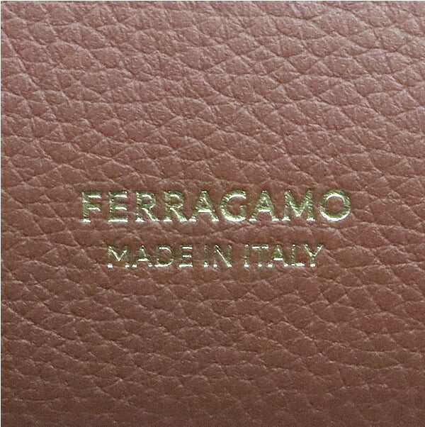 Salvatore Ferragamo Studio Leather Bag Brown Size ONE SIZE