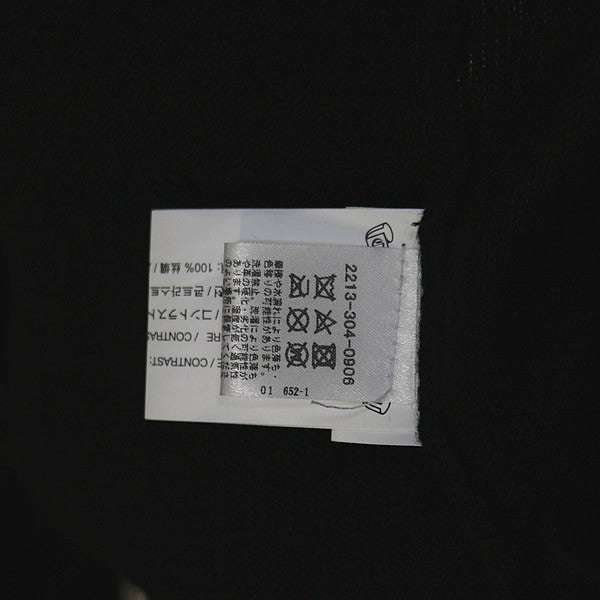 CHROME HEARTS Cross Patch Double Zip Vest Black Size M