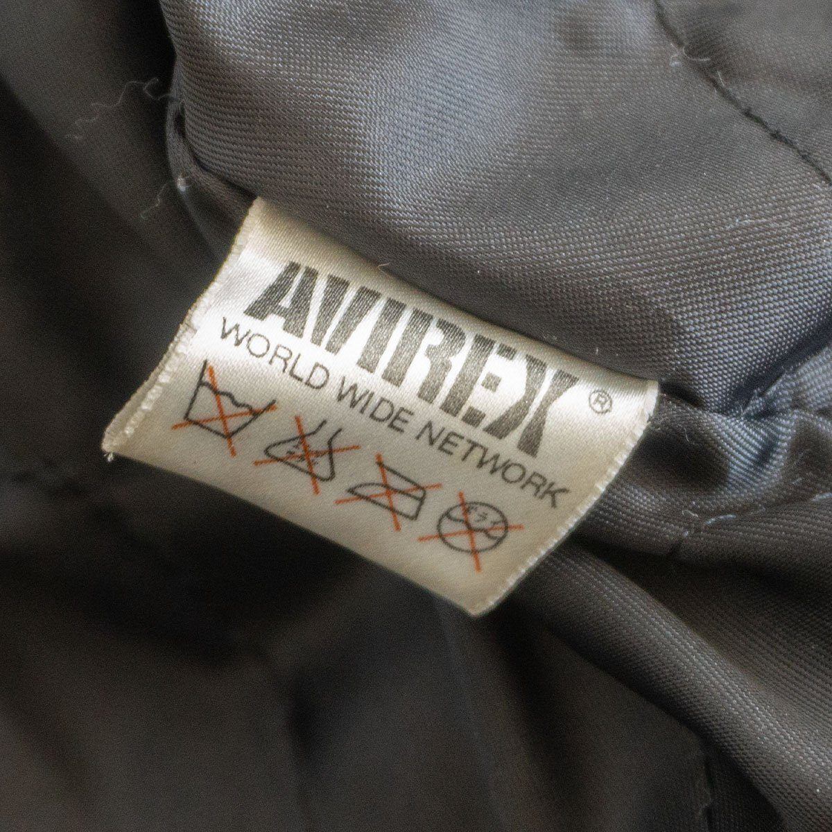 Avirex Leather varsity jacket Size XL