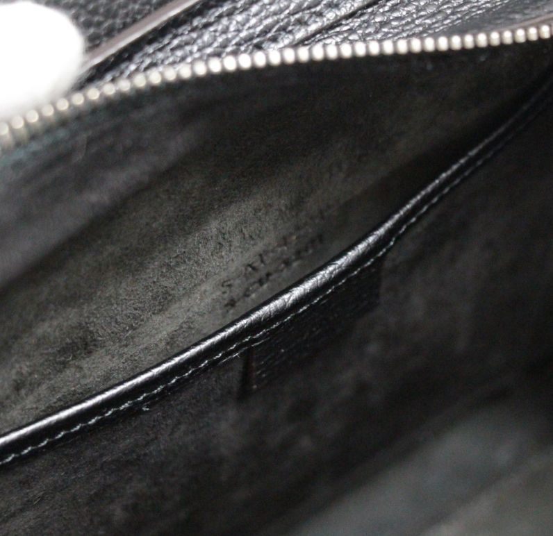 CELINE Luggage Nano Shopper Leather Bag Black Size ONE SIZE