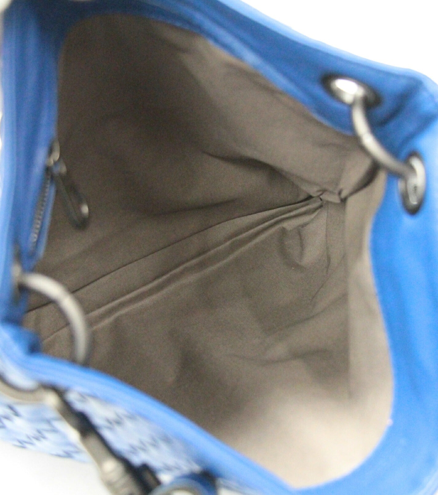 BOTTEGA VENETA Intrecciato Leather Bag Blue Size ONE SIZE