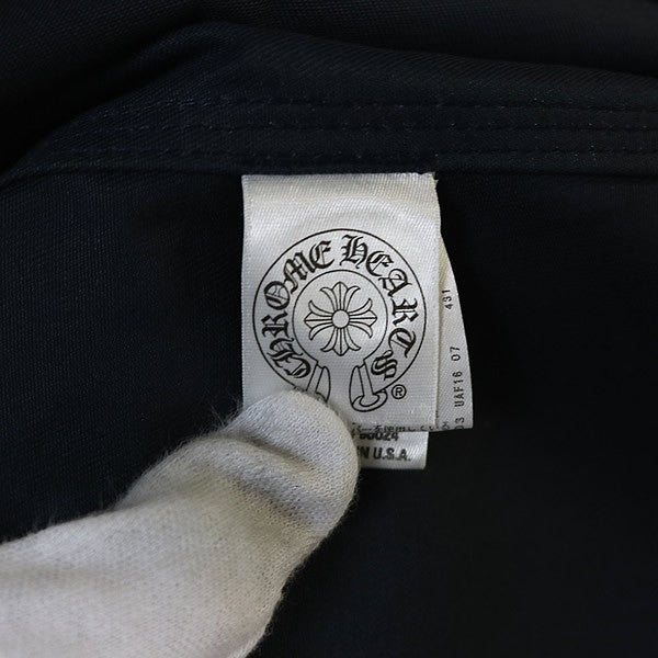 CHROME HEARTS BS Fleur Button Military Jacket Navy Size M