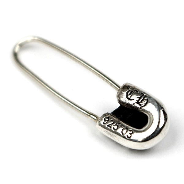 CHROME HEARTS Safety Pin Earring Silver Size ONE SIZE