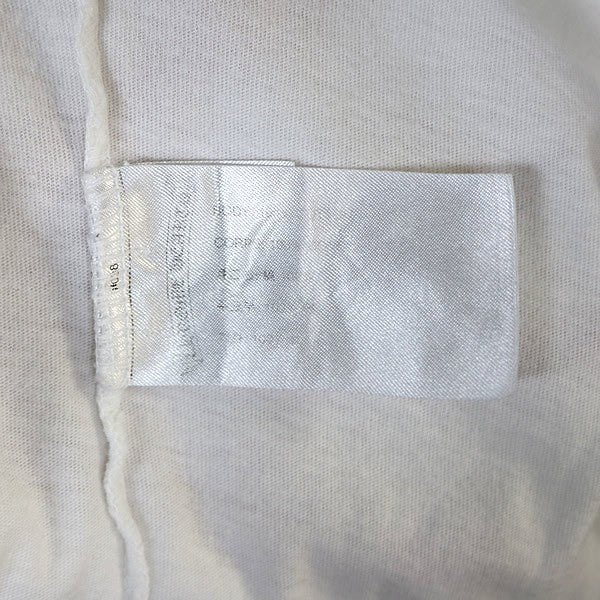 CHROME HEARTS Neck Logo Print T-Shirt White Cotton Size XL
