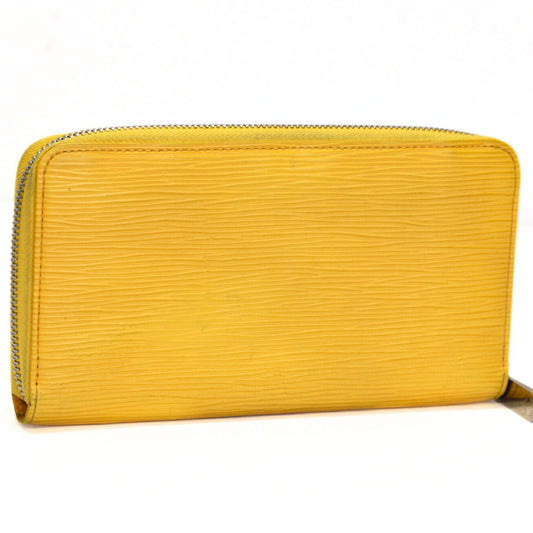 Louis Vuitton Epi Leather Round Wallet Yellow Size ONE SIZE