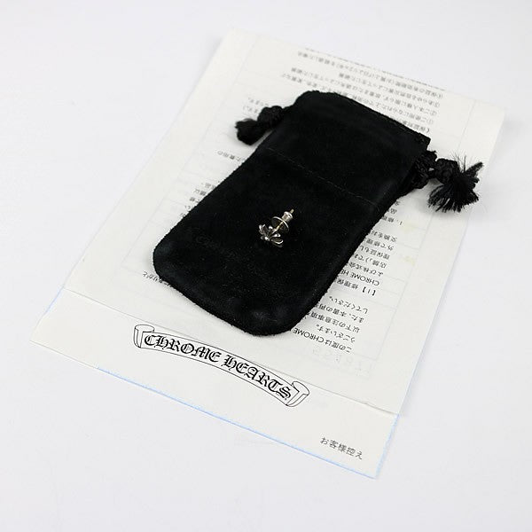 CHROME HEARTS CH Plus Stud Silver Earring Size ONE SIZE
