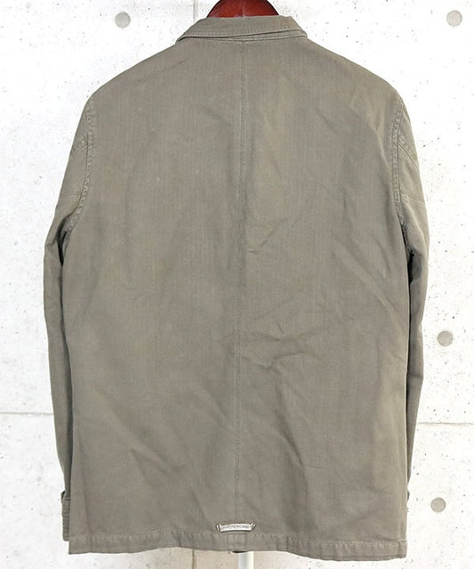 CHROME HEARTS Cherry Bomb Military Jacket Khaki Size M