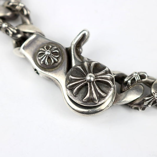 CHROME HEARTS Fancy Link Clip Silver Choker Size ONE SIZE