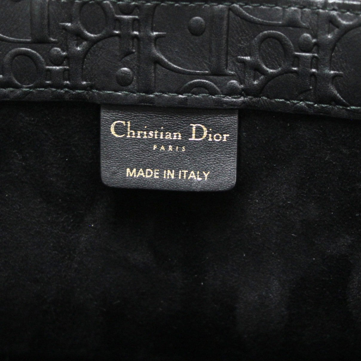 Christian Dior Trotter Book Tote Bag Black Size ONE SIZE