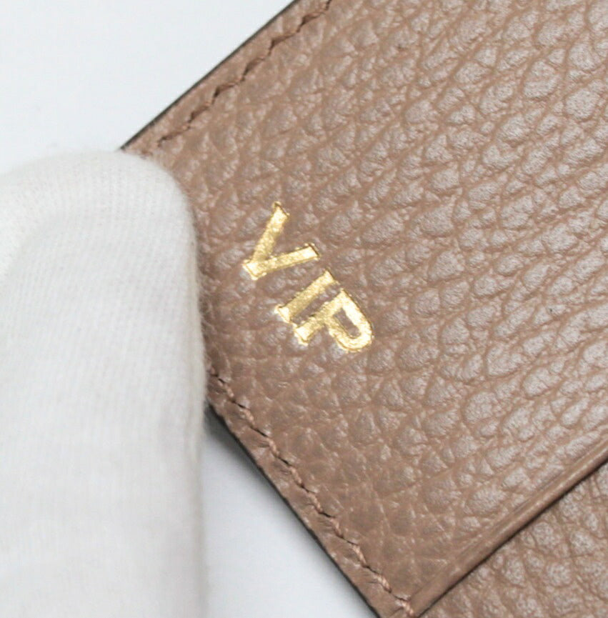 GUCCI GG Pattern PVC Leather Key Case Beige