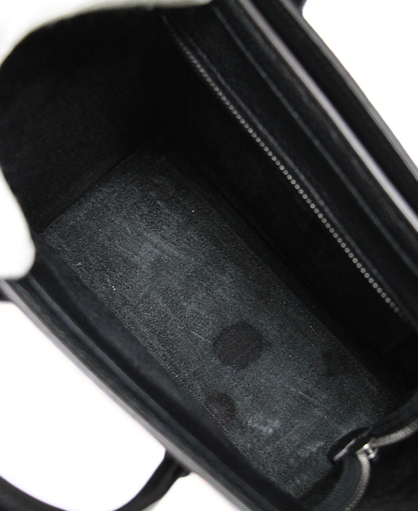 CELINE Luggage Nano Shopper 2-Way Bag Black Size ONE SIZE