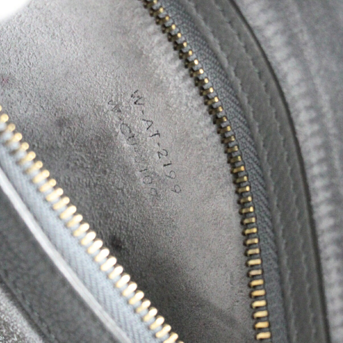 CELINE Luggage Micro Shopper Leather Bag Gray Size ONE SIZE