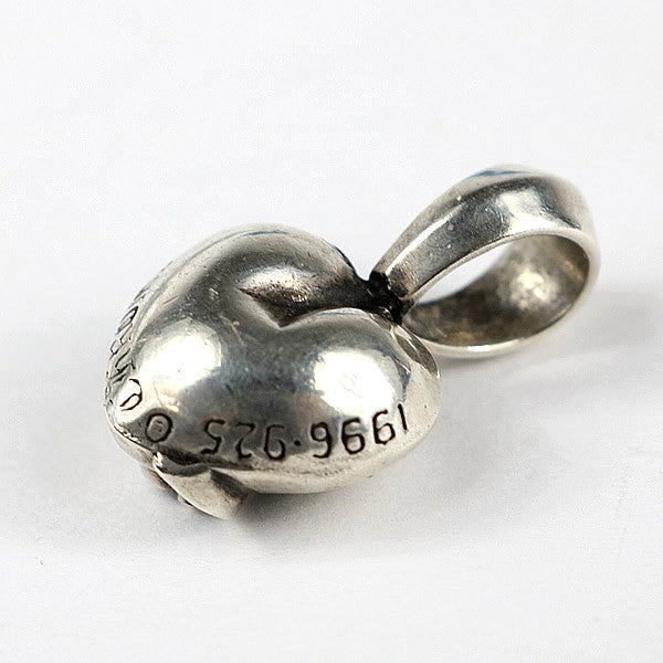 CHROME HEARTS Silver Jump Ring Heart Pendant Size ONE SIZE